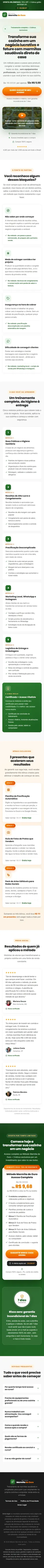 Captura completa da versão mobile de Método Marmita de Ouro