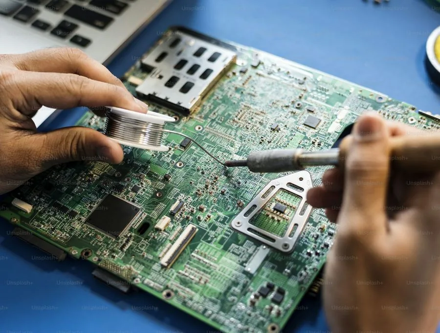 Prática de solda em placa eletrônica