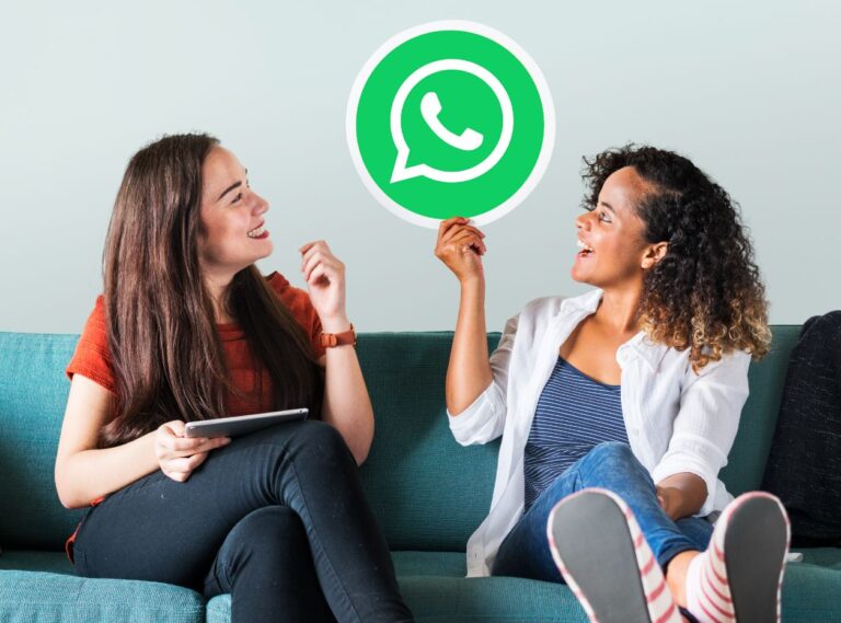 Logotipo do WhatsApp Business e ícones de recursos